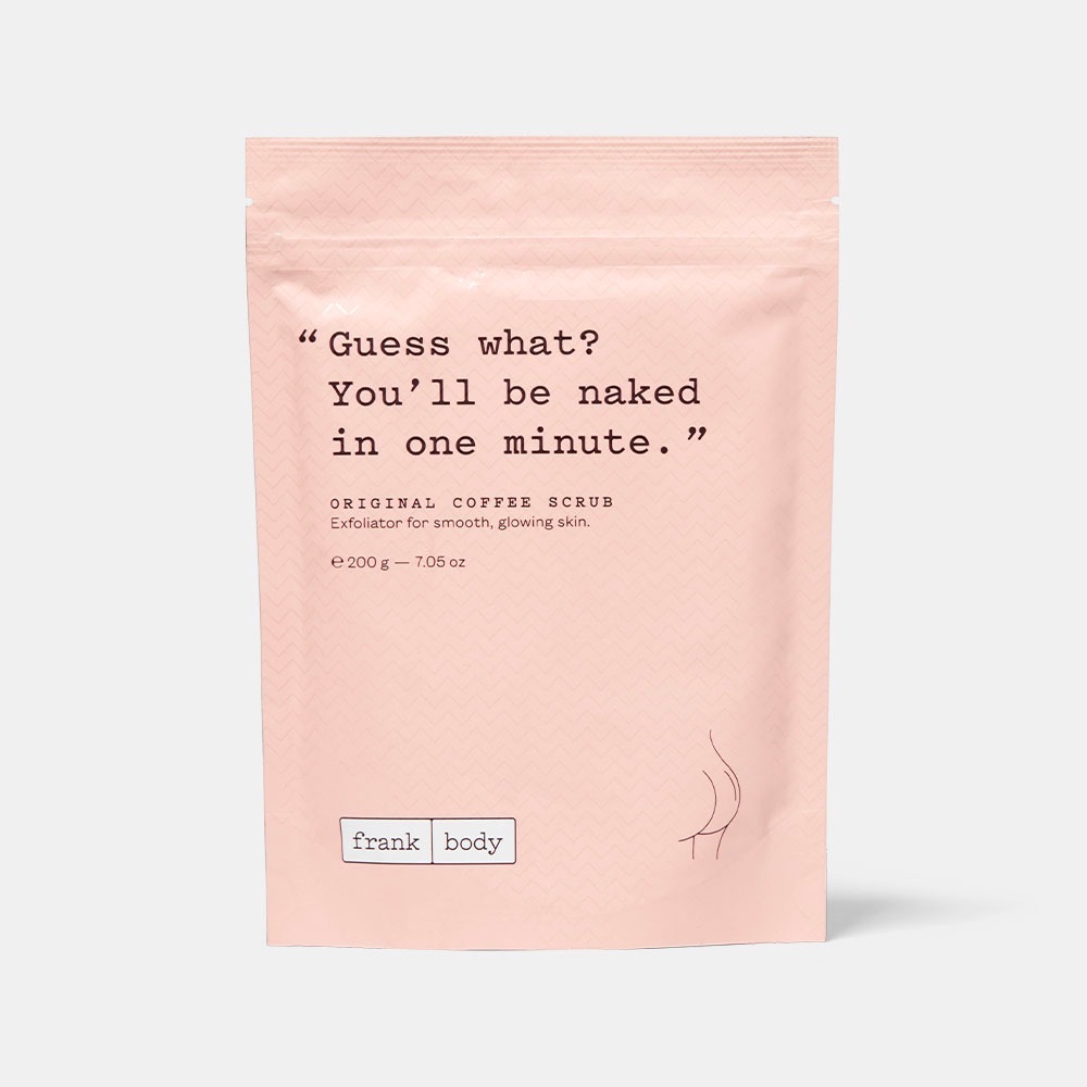 NWT FRANK BODY ORIGINAL COFFEE SCRUB